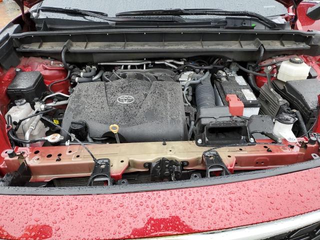 5TDGZRBHXNS229141 - 2022 TOYOTA HIGHLANDER XLE 红色 照片 12