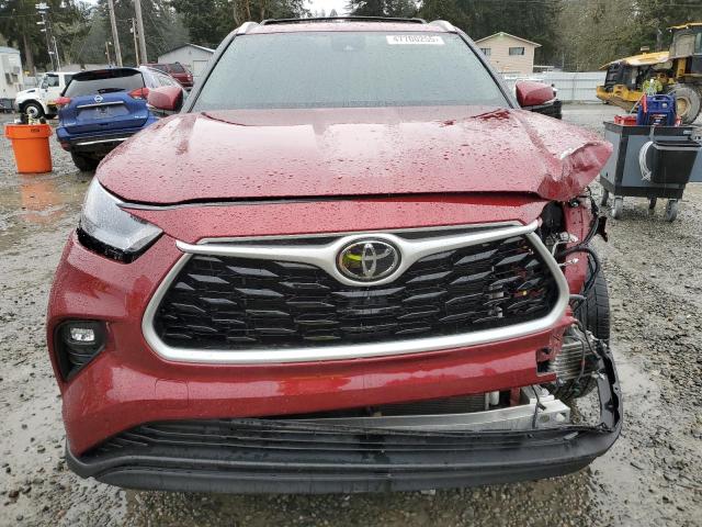 5TDGZRBHXNS229141 - 2022 TOYOTA HIGHLANDER XLE 红色 照片 5