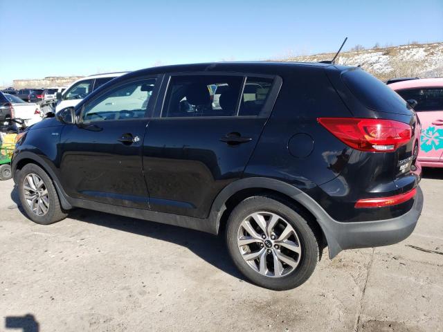 KNDPBCAC6F7779603 - 2015 KIA SPORTAGE LX BLACK photo 2