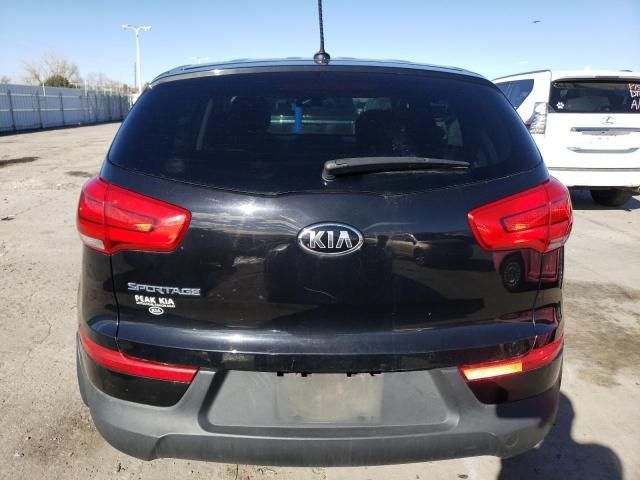 KNDPBCAC6F7779603 - 2015 KIA SPORTAGE LX BLACK photo 6