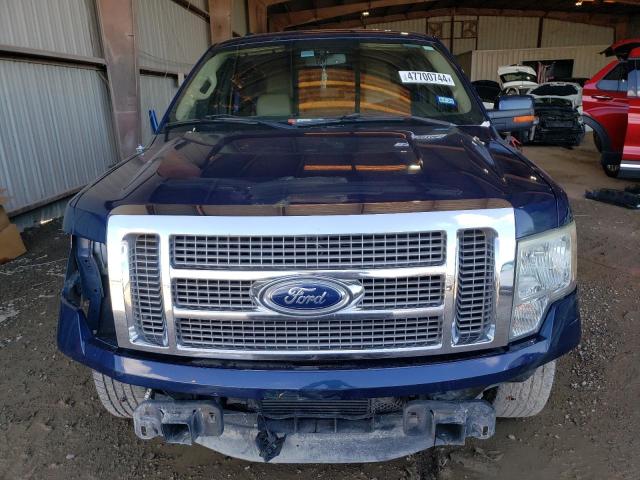 1FTFW1CT6CFA70639 - 2012 FORD F150 SUPERCREW BLUE photo 5