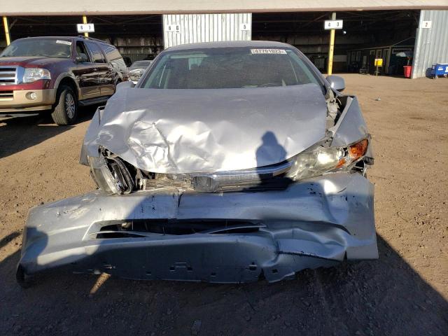 19XFB2F50CE091947 - 2012 HONDA CIVIC LX SILVER photo 5