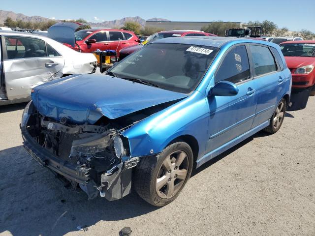 KNAFE162575009670 - 2007 KIA SPECTRA5 SX BLUE photo 1