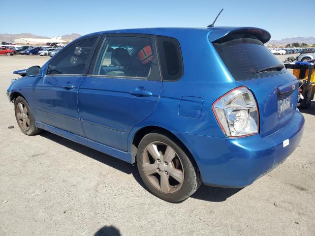 KNAFE162575009670 - 2007 KIA SPECTRA5 SX BLUE photo 2