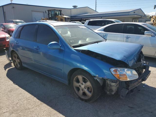 KNAFE162575009670 - 2007 KIA SPECTRA5 SX BLUE photo 4