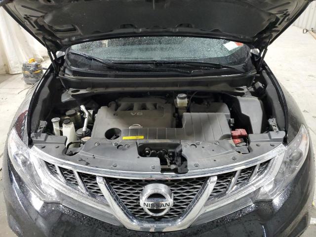 JN8AZ1MW1EW507366 - 2014 NISSAN MURANO S BLACK photo 12