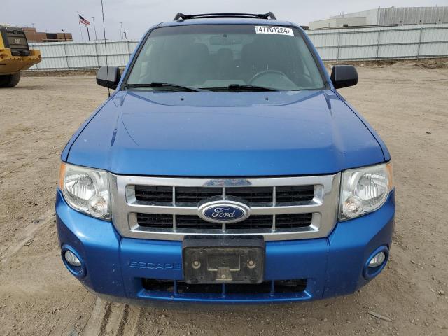 1FMCU0DG7CKA49760 - 2012 FORD ESCAPE XLT BLUE photo 5