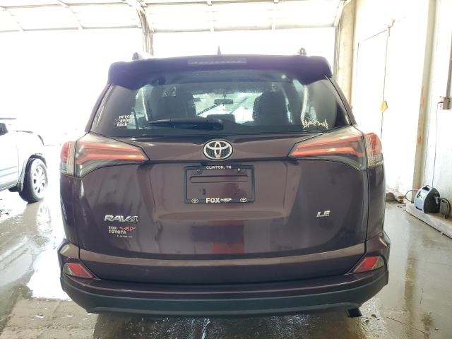 2T3ZFREV4GW297388 - 2016 TOYOTA RAV4 LE BURGUNDY photo 6