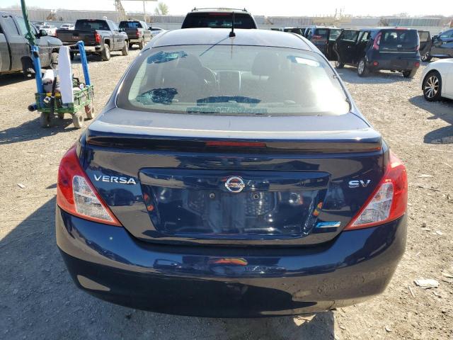 3N1CN7AP8EL804174 - 2014 NISSAN VERSA S BLUE photo 6