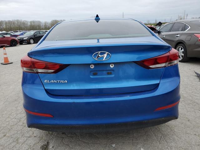 5NPD84LF3JH218259 - 2018 HYUNDAI ELANTRA SEL BLUE photo 6