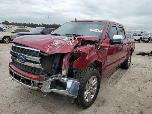 1FTEW1E54JFE09986 - 2018 FORD F150 SUPERCREW BURGUNDY photo 1