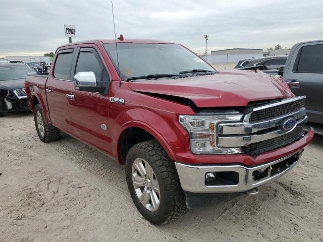 1FTEW1E54JFE09986 - 2018 FORD F150 SUPERCREW BURGUNDY photo 4