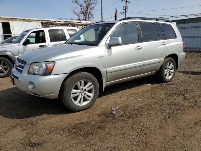 JTEEW21A060010975 - 2006 TOYOTA HIGHLANDER HYBRID SILVER photo 1