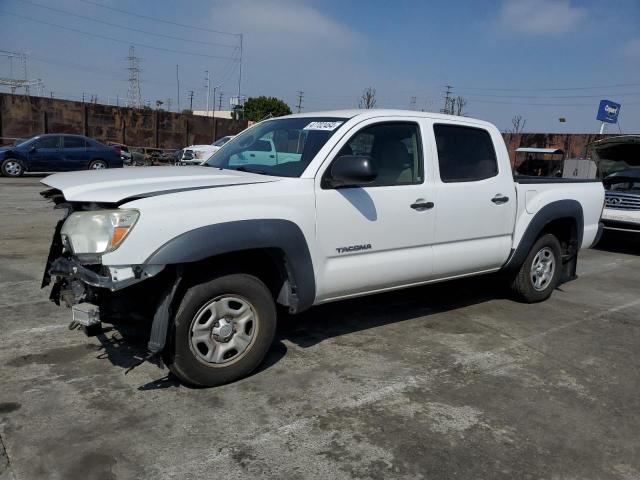 5TFJX4CN2DX026076 - 2013 TOYOTA TACOMA DOUBLE CAB WHITE photo 1