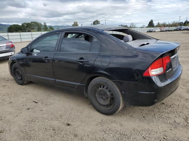 2HGFA1F54BH304500 - 2011 HONDA CIVIC LX BLACK photo 2