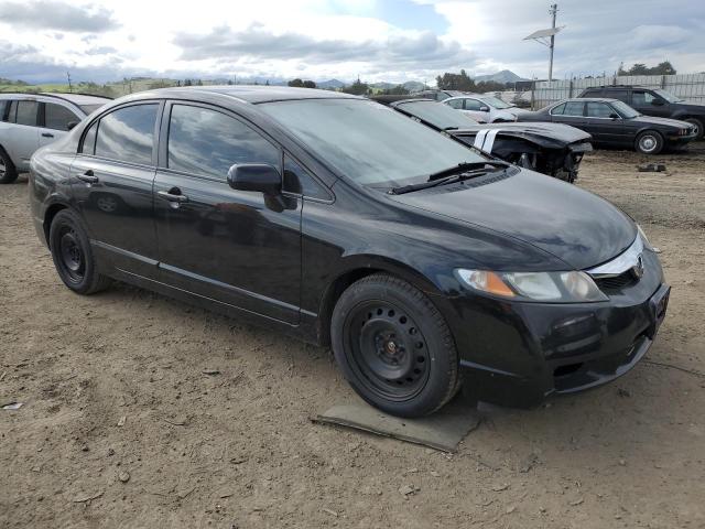 2HGFA1F54BH304500 - 2011 HONDA CIVIC LX BLACK photo 4