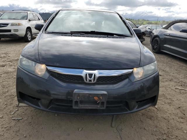 2HGFA1F54BH304500 - 2011 HONDA CIVIC LX BLACK photo 5