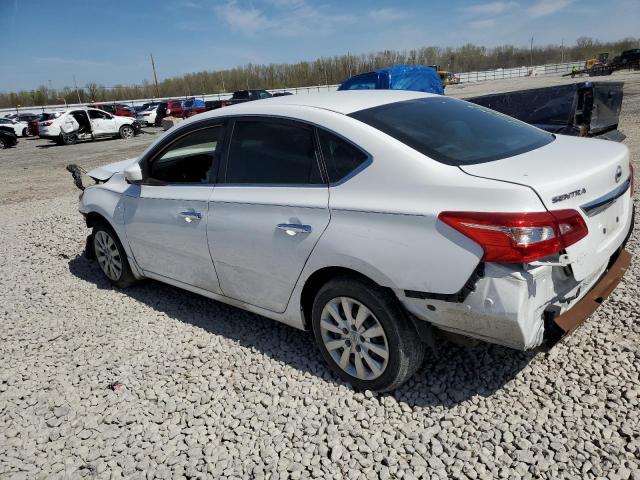 3N1AB7AP9KY305916 - 2019 NISSAN SENTRA S WHITE photo 2