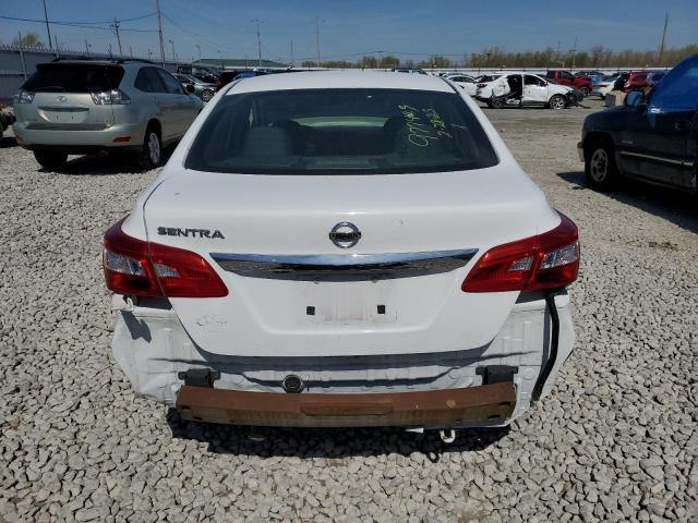 3N1AB7AP9KY305916 - 2019 NISSAN SENTRA S WHITE photo 6