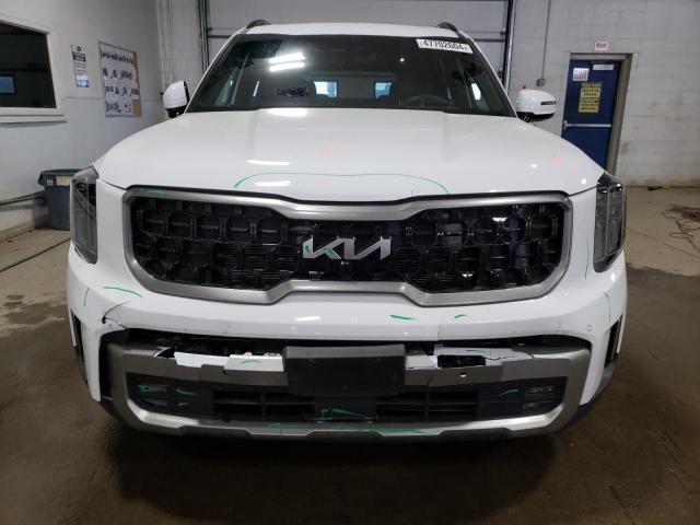 5XYP5DGC3PG397361 - 2023 KIA TELLURIDE SX WHITE photo 5