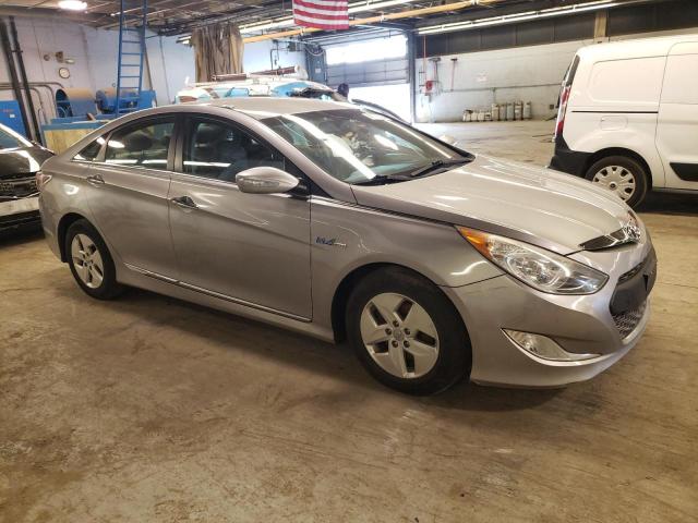 KMHEC4A49CA032607 - 2012 HYUNDAI SONATA HYBRID GRAY photo 4