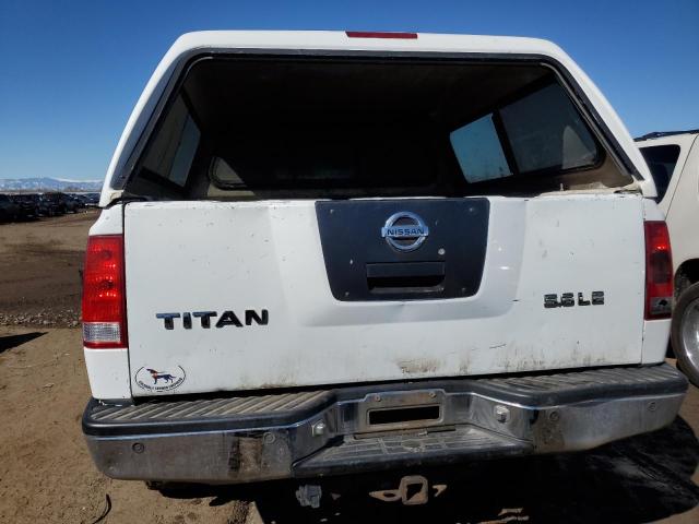 1N6AA07B96N565901 - 2006 NISSAN TITAN XE WHITE photo 6