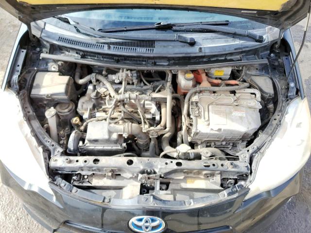 JTDKDTB36D1046065 - 2013 TOYOTA PRIUS C BLACK photo 11