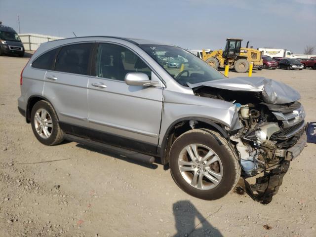 5J6RE4H77AL076732 - 2010 HONDA CR-V EXL SILVER photo 4