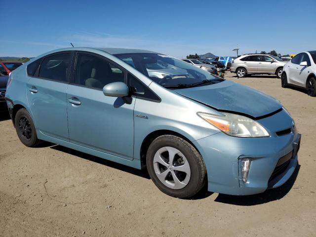 JTDKN3DU5C1582653 - 2012 TOYOTA PRIUS TURQUOISE photo 4