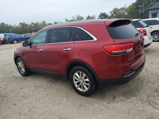 5XYPG4A57HG189179 - 2017 KIA SORENTO LX RED photo 2