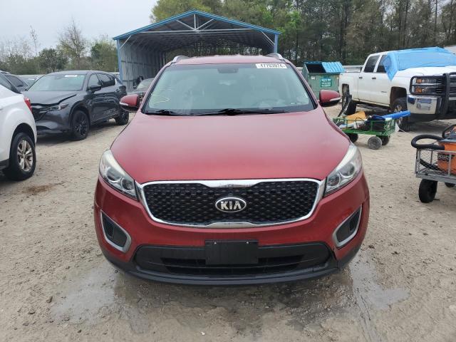 5XYPG4A57HG189179 - 2017 KIA SORENTO LX RED photo 5