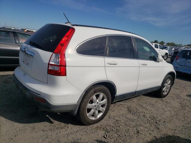 JHLRE48778C017005 - 2008 HONDA CR-V EXL WHITE photo 3