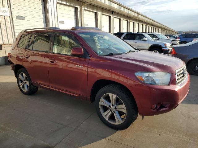 JTEDS43A182058704 - 2008 TOYOTA HIGHLANDER SPORT MAROON photo 4