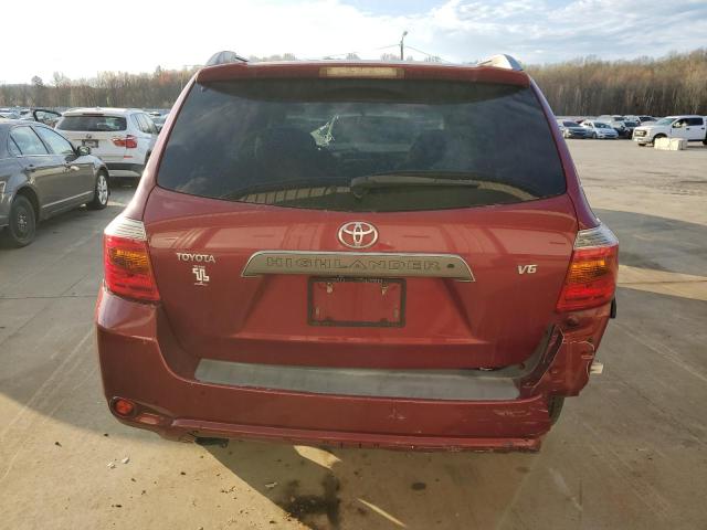 JTEDS43A182058704 - 2008 TOYOTA HIGHLANDER SPORT MAROON photo 6