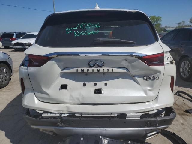 3PCAJ5BA1MF106677 - 2021 INFINITI QX50 LUXE WHITE photo 6