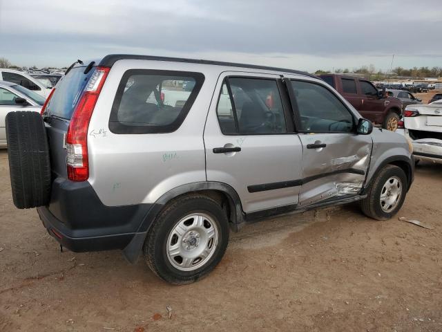 JHLRD78586C013500 - 2006 HONDA CR-V LX SILVER photo 3