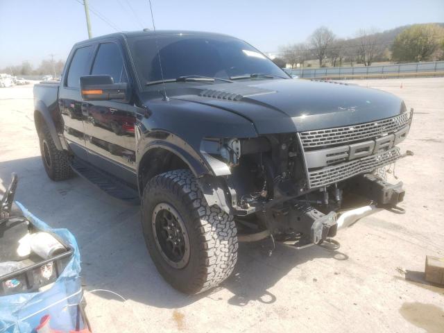 1FTFW1R65EFC42874 - 2014 FORD F150 SVT RAPTOR BLACK photo 4