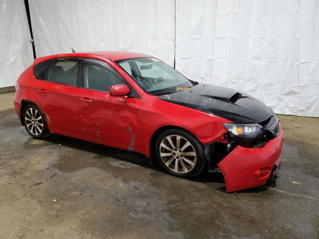 JF1GH74638G801951 - 2008 SUBARU IMPREZA WRX RED photo 4