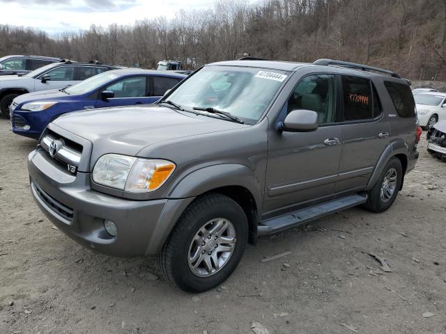 5TDBT48A26S262581 - 2006 TOYOTA SEQUOIA LIMITED GRAY photo 1