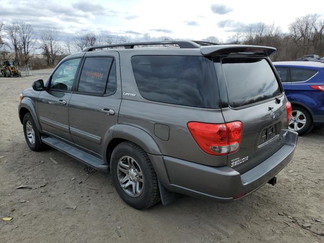 5TDBT48A26S262581 - 2006 TOYOTA SEQUOIA LIMITED GRAY photo 2