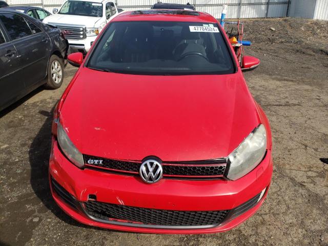 WVWEV7AJ3BW022551 - 2011 VOLKSWAGEN GTI RED photo 5