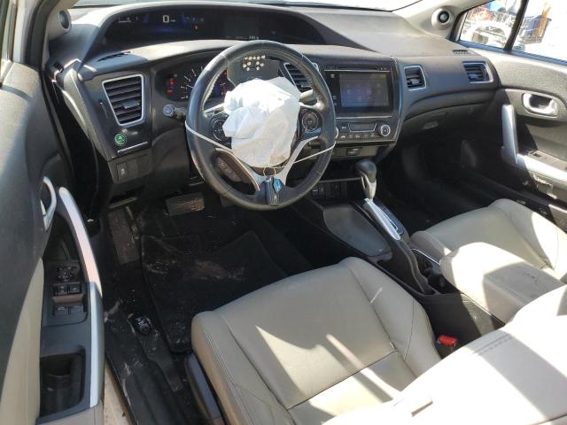 2HGFG3B00FH521178 - 2015 HONDA CIVIC EXL თეთრი ფოტო 8