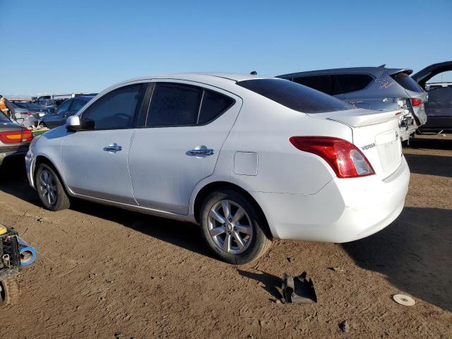 3N1CN7AP6EL818719 - 2014 NISSAN VERSA S WHITE photo 2