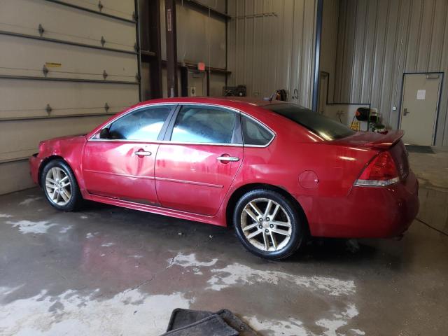 2G1WC5E34D1117875 - 2013 CHEVROLET IMPALA LTZ RED photo 2