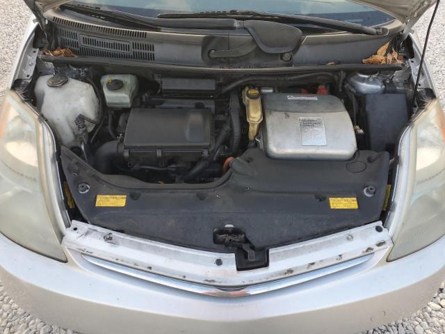 JTDKB20U077576884 - 2007 TOYOTA PRIUS SILVER photo 11