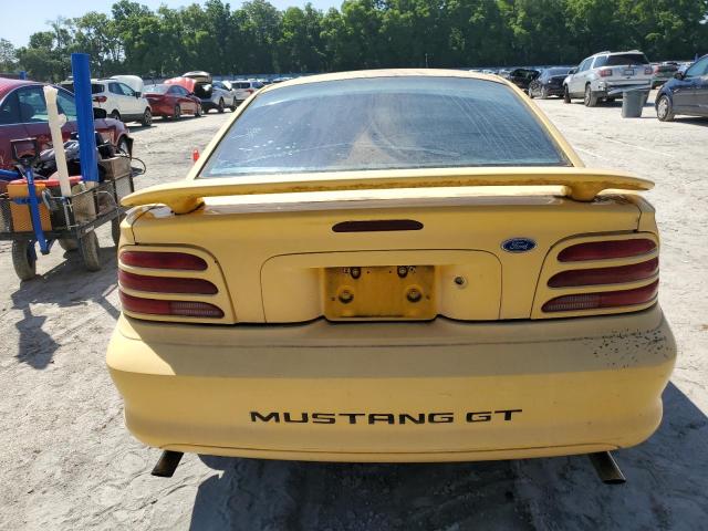 1FALP42T8RF207744 - 1994 FORD MUSTANG GT YELLOW photo 6