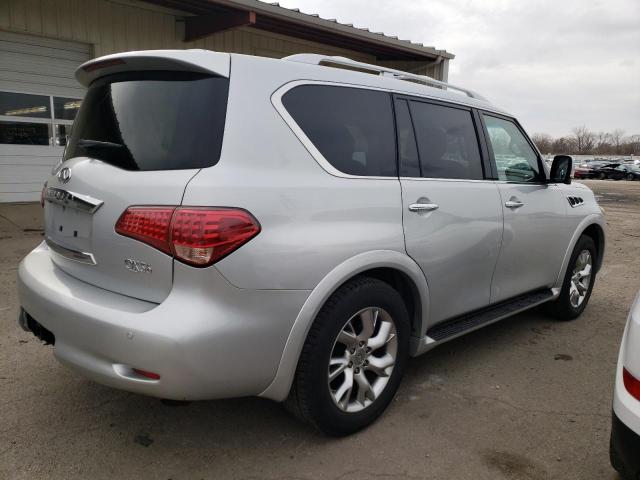 JN8AZ2NE9B9005744 - 2011 INFINITI QX56 SILVER photo 3