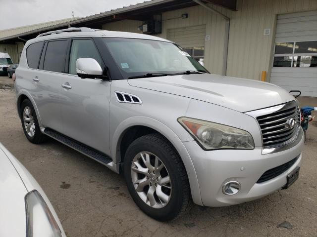 JN8AZ2NE9B9005744 - 2011 INFINITI QX56 SILVER photo 4