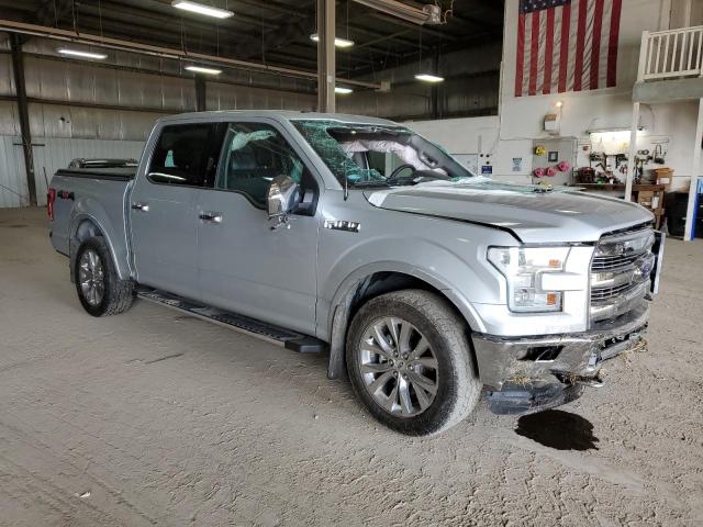 1FTEW1EF1GKF42911 - 2016 FORD F150 SUPERCREW SILVER photo 4