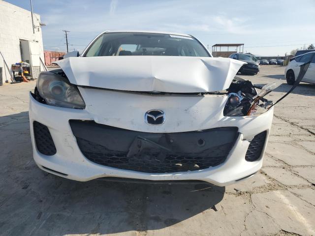 JM1BL1V87C1551867 - 2012 MAZDA 3 I WHITE photo 5